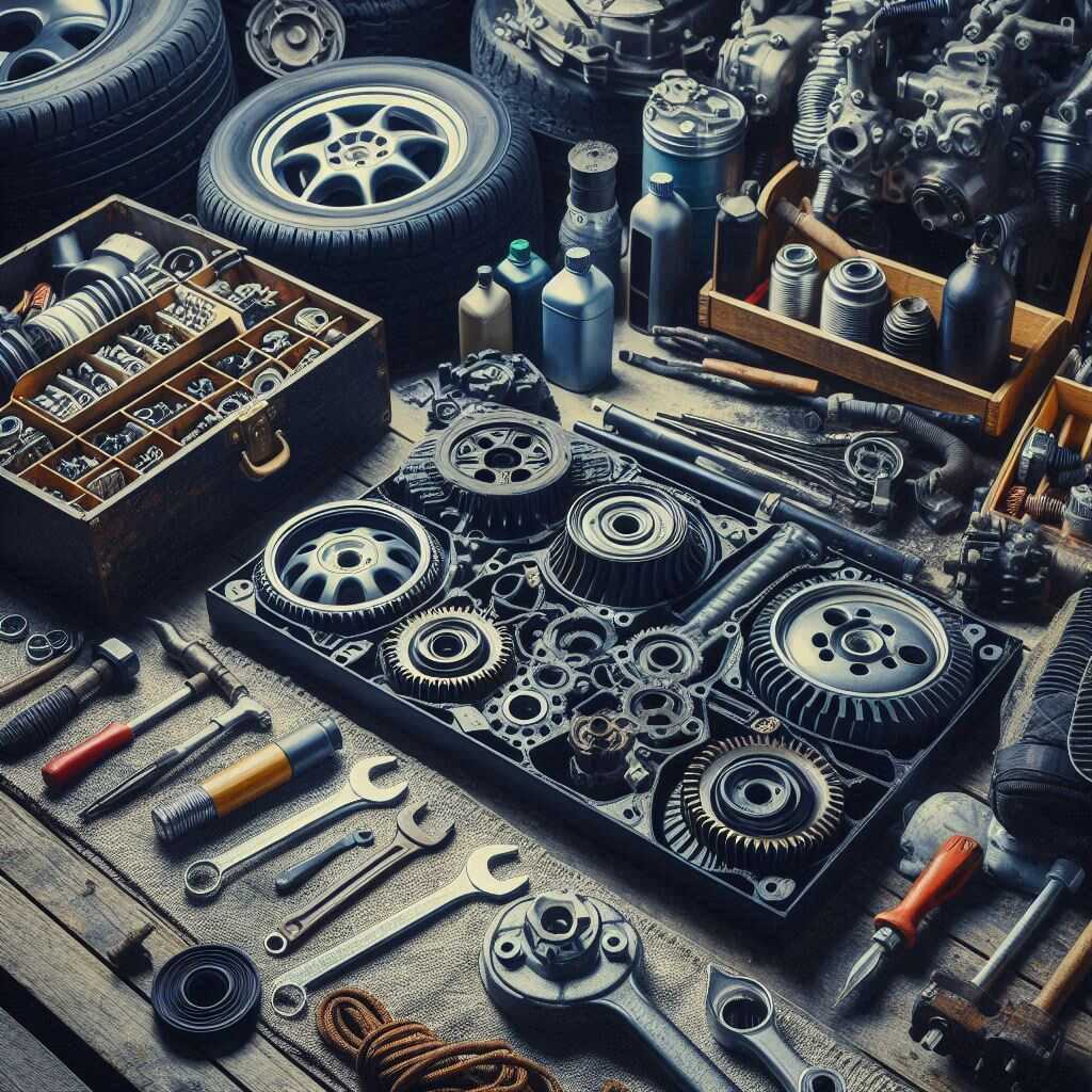 Alternator connected to engine