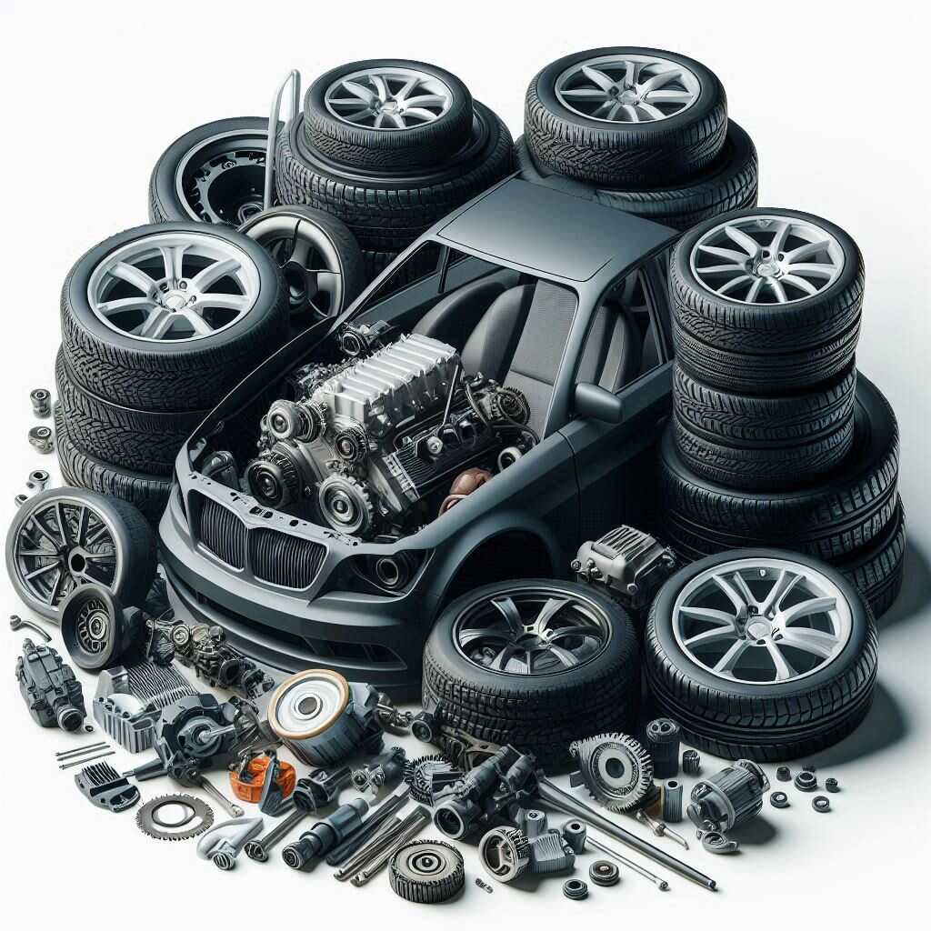 Mechanic showing clean catalytic converter