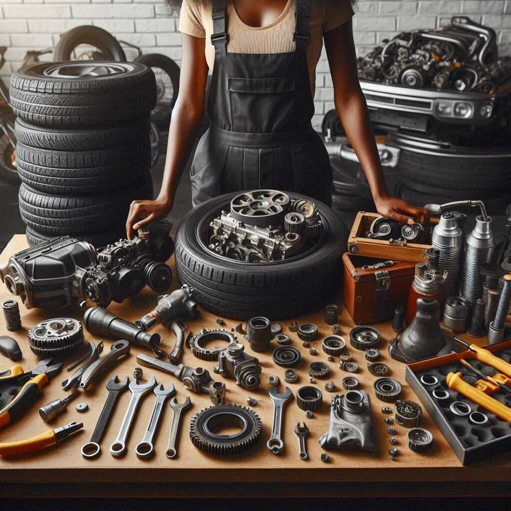 Cleaning a car radiator guide